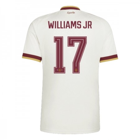 Camisola Espanha Williams JR 17 2º Equipamento Mundial 2026 Manga Curta
