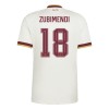 Camisola Espanha Zubimendi 18 2º Equipamento Mundial 2026 Manga Curta