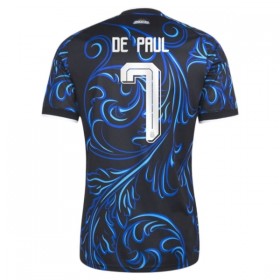Camisola Argentina De Paul 7 2º Equipamento Mundial 2026 Manga Curta