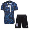 Camisola Argentina De Paul 7 Criança 2º Equipamento Mundial 2026 Manga Curta