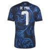 Camisola Argentina De Paul 7 Criança 2º Equipamento Mundial 2026 Manga Curta