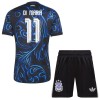 Camisola Argentina Di Maria 11 Criança 2º Equipamento Mundial 2026 Manga Curta