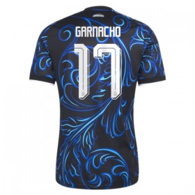 Camisola Argentina Garnacho 17 2º Equipamento Mundial 2026 Manga Curta