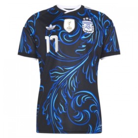 Camisola Argentina Garnacho 17 2º Equipamento Mundial 2026 Manga Curta