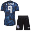 Camisola Argentina J. Alvarez 9 Criança 2º Equipamento Mundial 2026 Manga Curta