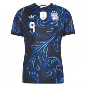 Camisola Argentina J. Alvarez 9 Criança 2º Equipamento Mundial 2026 Manga Curta