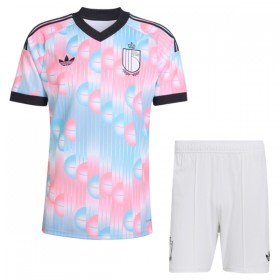 Camisola Bélgica Criança 2º Equipamento Mundial 2026 Manga Curta