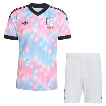 Camisola Bélgica Criança 2º Equipamento Mundial 2026 Manga Curta