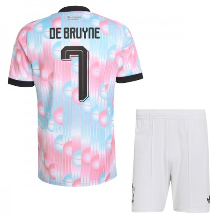 Camisola Bélgica De Bruyne 7 Criança 2º Equipamento Mundial 2026 Manga Curta