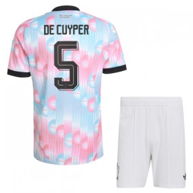 Camisola Bélgica De Cuyper 5 Criança 2º Equipamento Mundial 2026 Manga Curta