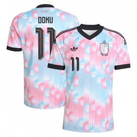 Camisola Bélgica Doku 11 2º Equipamento Mundial 2026 Manga Curta