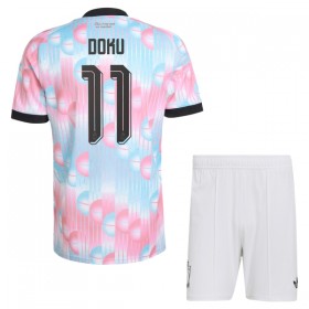 Camisola Bélgica Doku 11 Criança 2º Equipamento Mundial 2026 Manga Curta