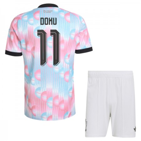 Camisola Bélgica Doku 11 Criança 2º Equipamento Mundial 2026 Manga Curta