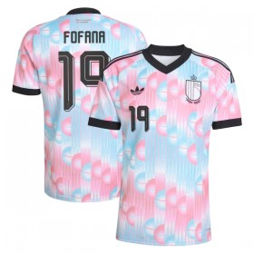 Camisola Bélgica Fofana 19 2º Equipamento Mundial 2026 Manga Curta