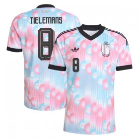 Camisola Bélgica Tielemans 8 2º Equipamento Mundial 2026 Manga Curta