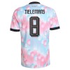 Camisola Bélgica Tielemans 8 2º Equipamento Mundial 2026 Manga Curta