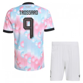 Camisola Bélgica Trossard 9 Criança 2º Equipamento Mundial 2026 Manga Curta