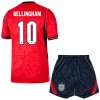 Camisola Inglaterra Bellingham 10 Criança 2º Equipamento Mundial 2026 Manga Curta