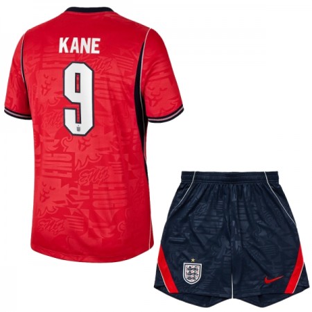 Camisola Inglaterra Kane 9 Criança 2º Equipamento Mundial 2026 Manga Curta