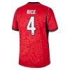 Camisola Inglaterra Rice 4 2º Equipamento Mundial 2026 Manga Curta