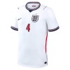 Camisola Inglaterra Rice 4 Criança 1º Equipamento Mundial 2026 Manga Curta
