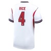 Camisola Inglaterra Rice 4 Criança 1º Equipamento Mundial 2026 Manga Curta