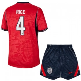 Camisola Inglaterra Rice 4 Criança 2º Equipamento Mundial 2026 Manga Curta