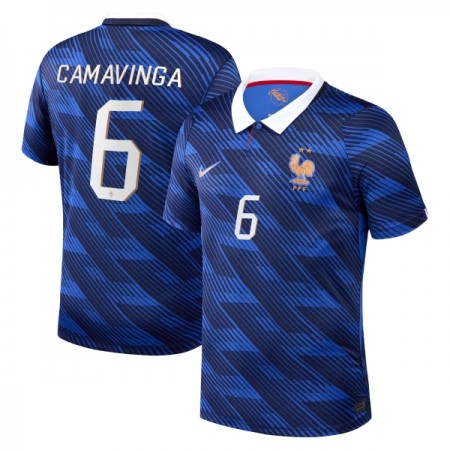 Camisola França Camavinga 6 1º Equipamento Mundial 2026 Manga Curta