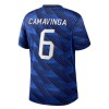Camisola França Camavinga 6 Criança 1º Equipamento Mundial 2026 Manga Curta
