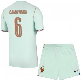 Camisola França Camavinga 6 Criança 2º Equipamento Mundial 2026 Manga Curta