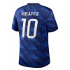 Camisola França Mbappé 10 Criança 1º Equipamento Mundial 2026 Manga Curta
