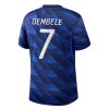 Camisola França O. Dembele 7 Criança 1º Equipamento Mundial 2026 Manga Curta