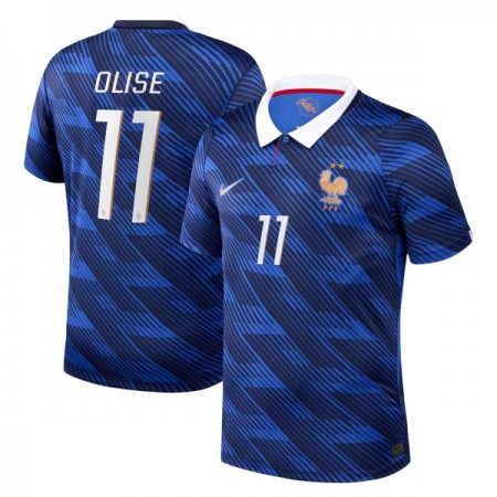 Camisola França Olise 11 1º Equipamento Mundial 2026 Manga Curta