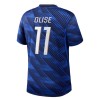 Camisola França Olise 11 Criança 1º Equipamento Mundial 2026 Manga Curta