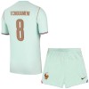 Camisola França Tchouameni 8 Criança 2º Equipamento Mundial 2026 Manga Curta