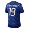 Camisola França Theo Hernandez 19 1º Equipamento Mundial 2026 Manga Curta