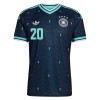 Camisola Alemanha Gnabry 20 2º Equipamento Mundial 2026 Manga Curta