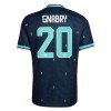 Camisola Alemanha Gnabry 20 2º Equipamento Mundial 2026 Manga Curta