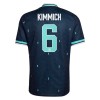 Camisola Alemanha Kimmich 6 Criança 2º Equipamento Mundial 2026 Manga Curta