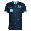 Camisola Alemanha N. Schlotterbeck 15 2º Equipamento Mundial 2026 Manga Curta