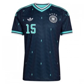 Camisola Alemanha N. Schlotterbeck 15 2º Equipamento Mundial 2026 Manga Curta