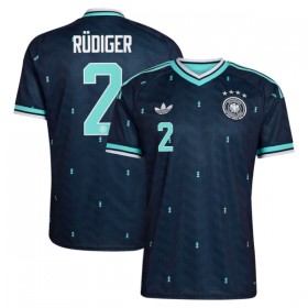Camisola Alemanha Rudiger 2 2º Equipamento Mundial 2026 Manga Curta