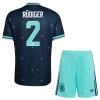 Camisola Alemanha Rudiger 2 Criança 2º Equipamento Mundial 2026 Manga Curta