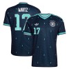 Camisola Alemanha Wirtz 17 2º Equipamento Mundial 2026 Manga Curta