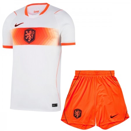 Camisola Holanda Criança 2º Equipamento Mundial 2026 Manga Curta