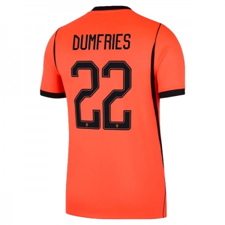 Camisola Holanda Dumfries 22 1º Equipamento Mundial 2026 Manga Curta