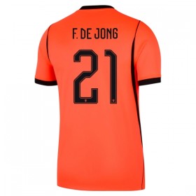 Camisola Holanda Frenkie de Jong 21 1º Equipamento Mundial 2026 Manga Curta