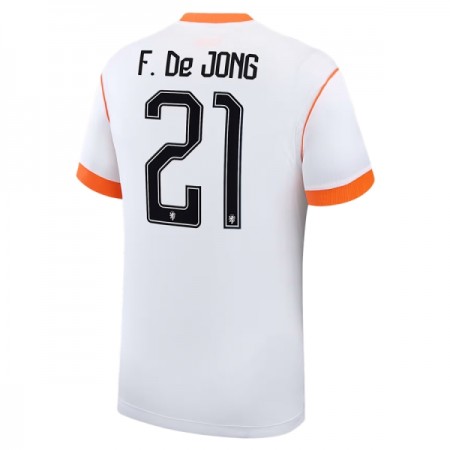 Camisola Holanda Frenkie de Jong 21 2º Equipamento Mundial 2026 Manga Curta