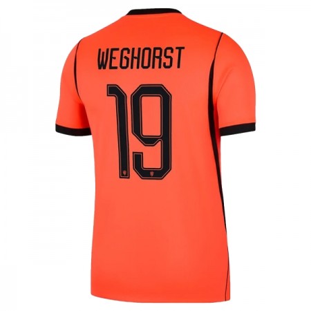 Camisola Holanda Weghorst 19 1º Equipamento Mundial 2026 Manga Curta