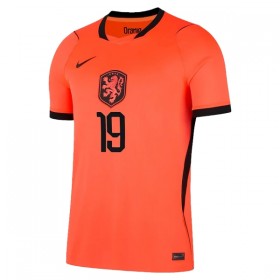 Camisola Holanda Weghorst 19 1º Equipamento Mundial 2026 Manga Curta